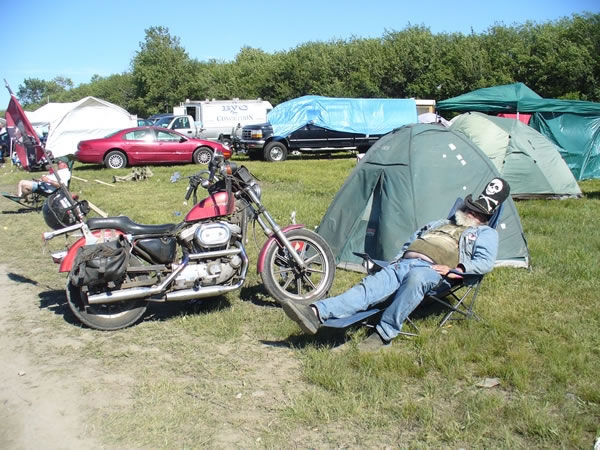 Harley Rendezvous - Old School Biker