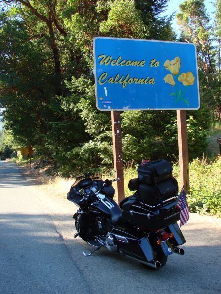 Entering California