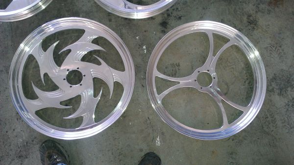 the left hand side is the new rim I hope to put on