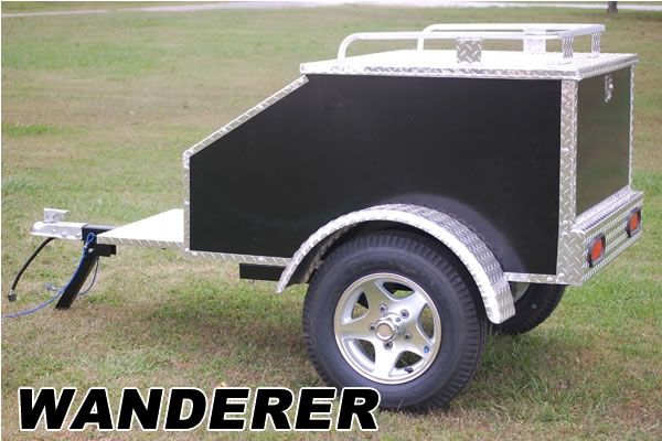 Wanderer Pull Behind Motorcycle Trailer