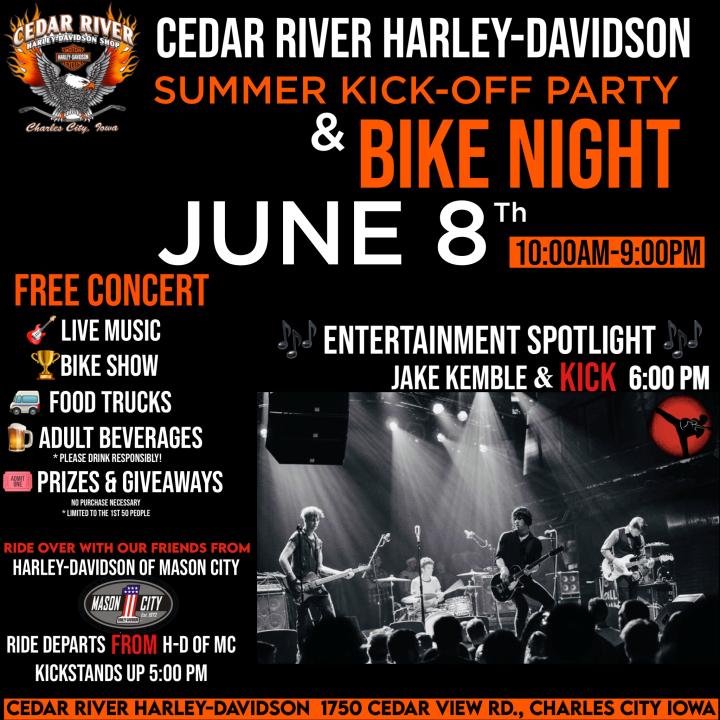 SUMMER KICK OFF PARTY &amp; BIKE NIGHT 