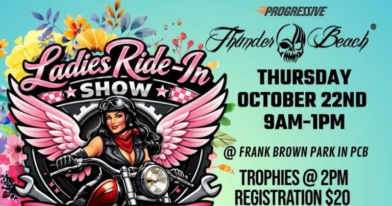 Ladies ride in show Thunder Beach