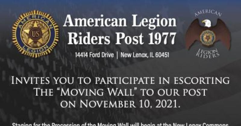 Legion Riders Post 1977 - Moving Wall Escort