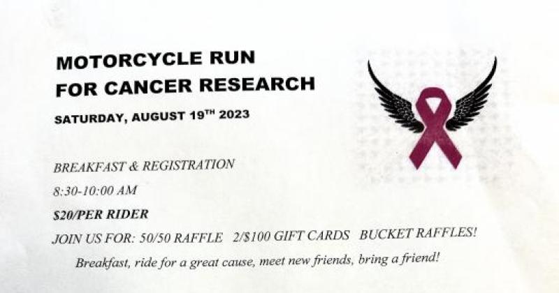 Cancer Research Motorcycle Run