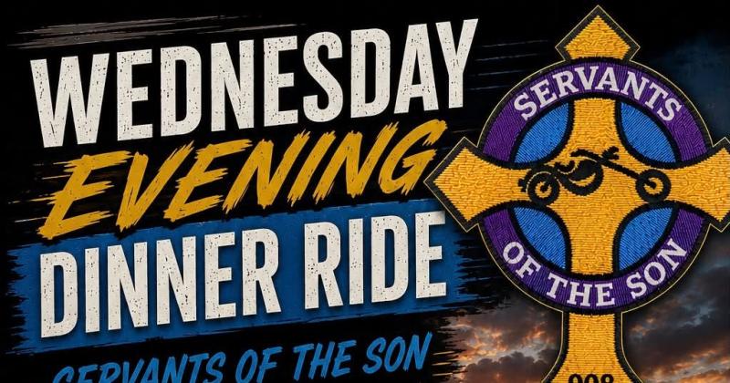 Servants of the Son Wednesday Dinner Ride