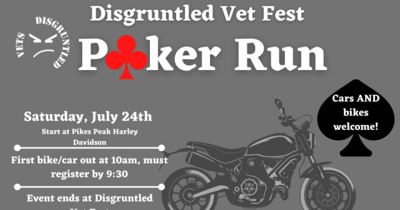Disgruntled Vet Fest Charity Poker Run 