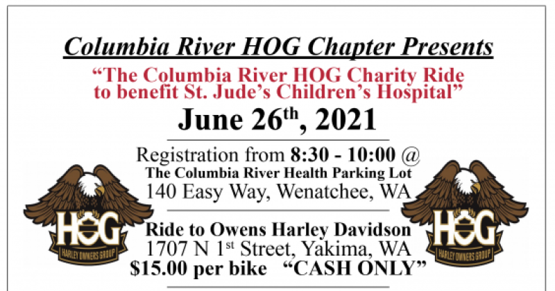 Columbia River HOG St. Jude Charity Ride