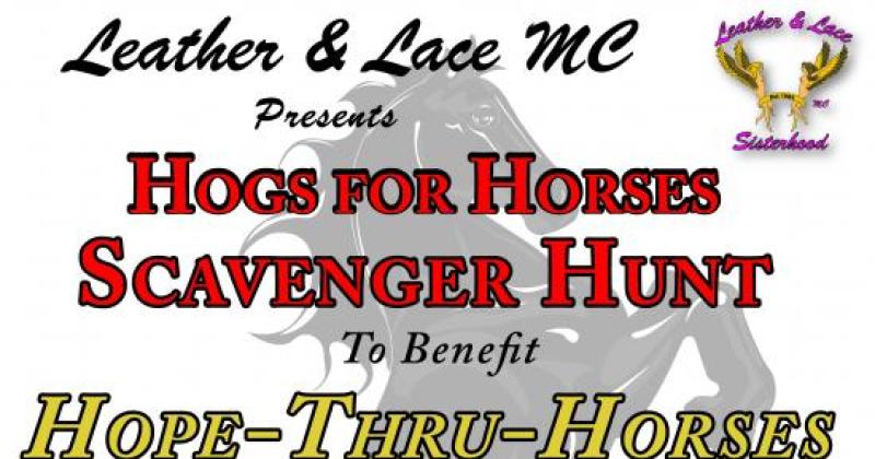 Hogs for Horses Scavenger Hunt