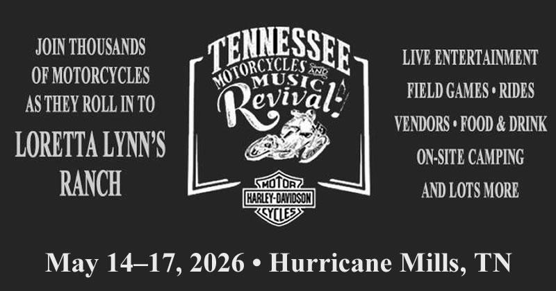 Tennessee Motorcycles & Music Revival 2026