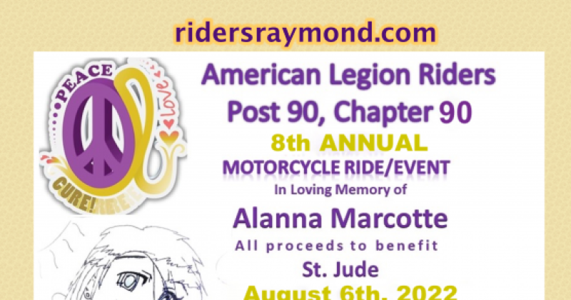 8th Annual In Loving Memory of Alanna Marcotte Ride/Event!