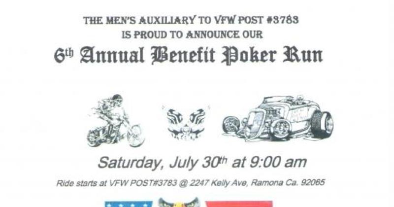 MAUX to VFW POST 3783 Benefit Poker Run
