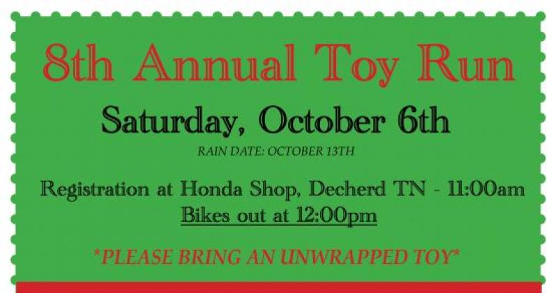 8th Annual Toy Run  - Christmas for Kids
