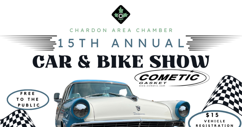 Chardon Area Chamber of Commerce's 15th Annual Car & Bike Show