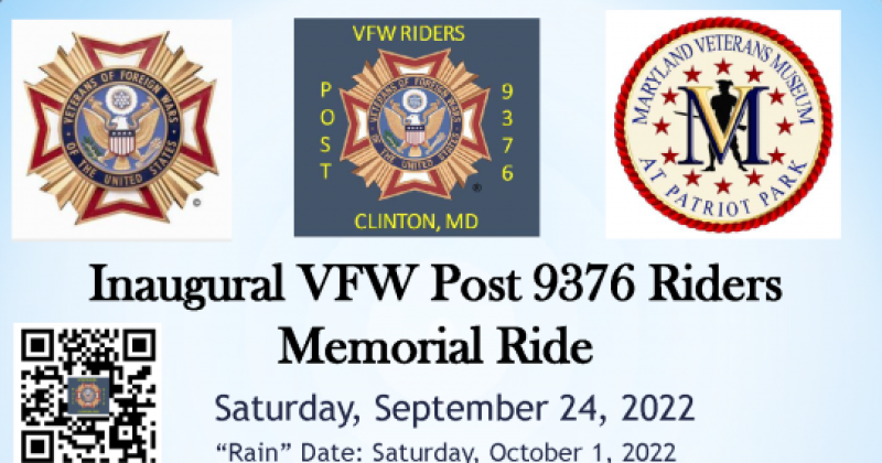 Inaugural VFW Post 9376 Riders Memorial Ride
