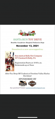 Santa run toy drive