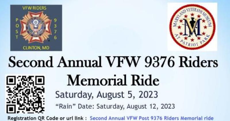 Second Annual VFW 9376 Riders Memorial Ride