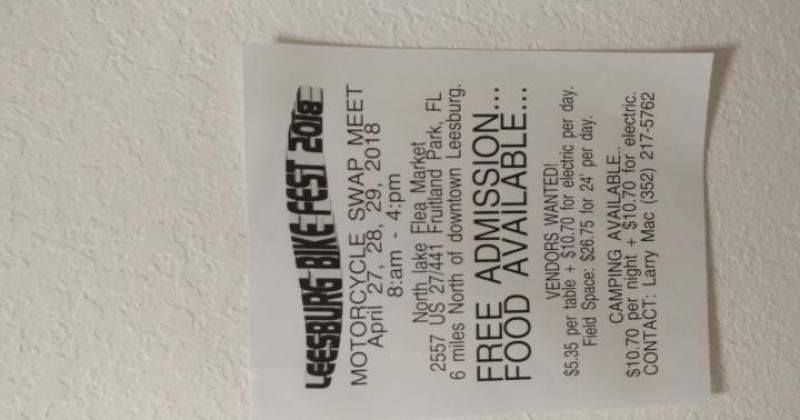 Bikefest Motorcycle Swap Meet and Camping