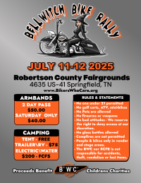 1st Annual Bell Witch Bike Rally