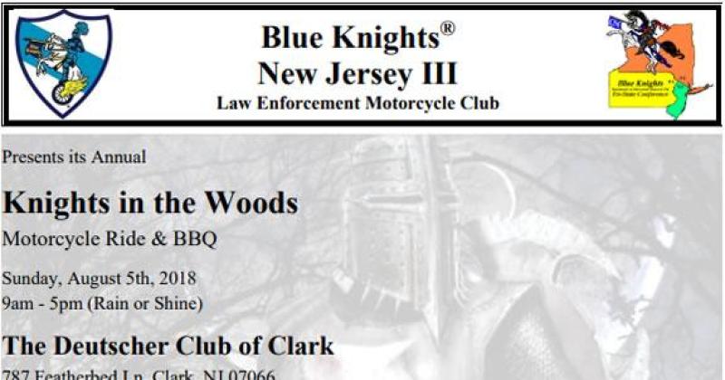 BKNJ III Knights in the Woods Run & BBQ