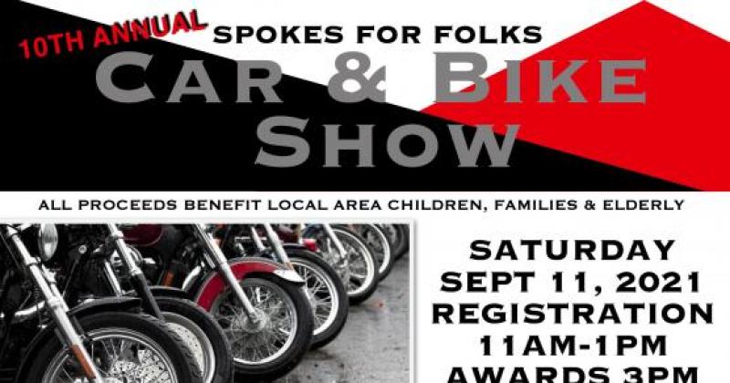 Spokes For Folks 10th Annual Car & Bike Show