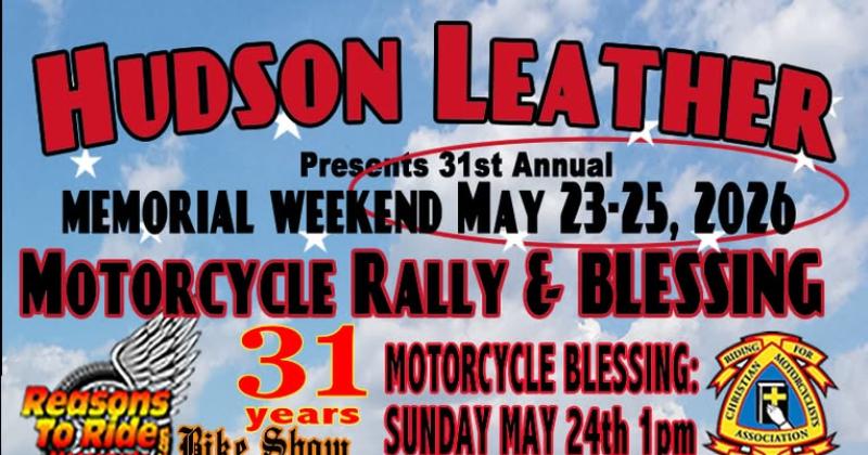 Hudson Leather 2026 Motorcycle Rally & Blessing