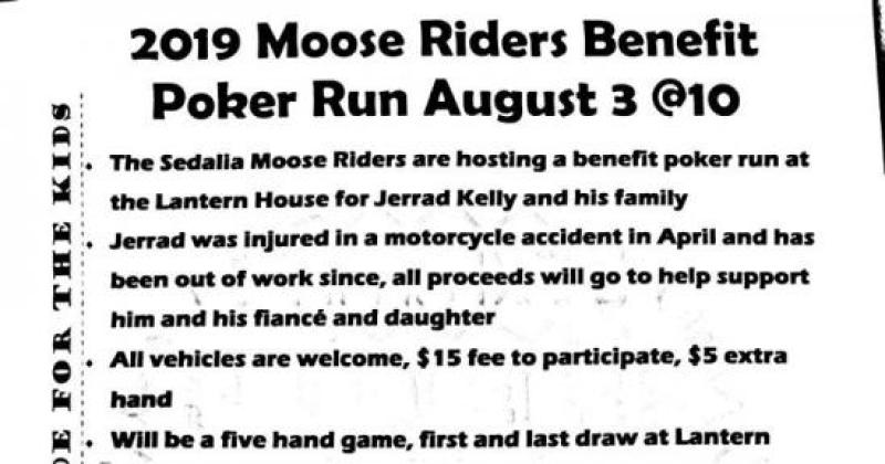 Benefit Poker Run For EMS Member 