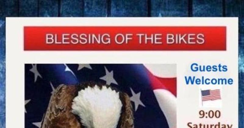 BLESSING OF THE BIKES   ~ ALR - Chapter 90 - Raymond, NH 