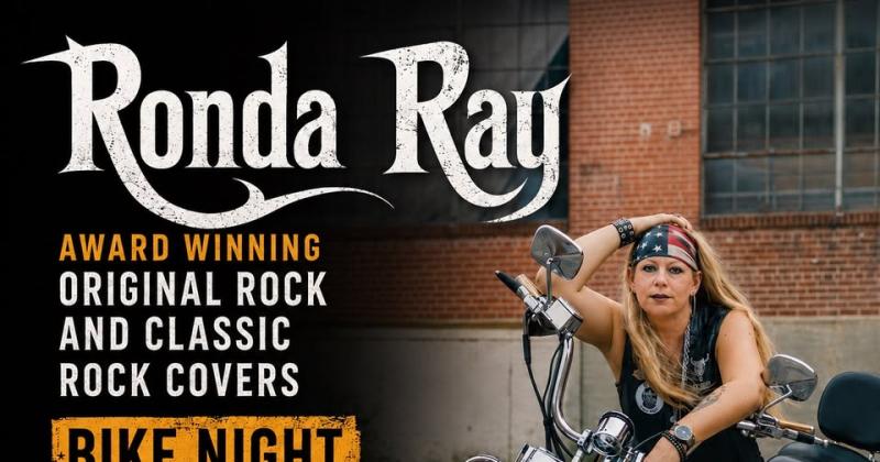 Ronda Ray at Bike Night at County Line Ice House