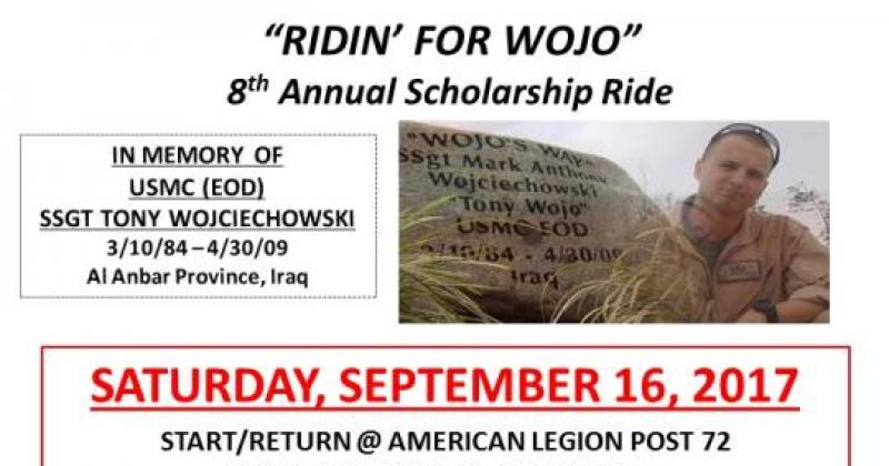 "Ridin' For Wojo" Scholarship Ride