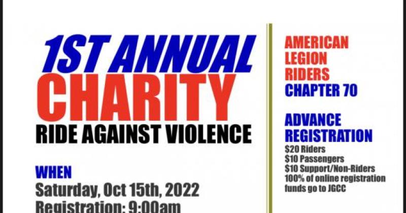 American Legion Riders Chapter 70 1st annual ride against violence