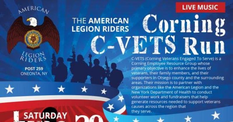 American Legion Riders Corning C-VETS Run