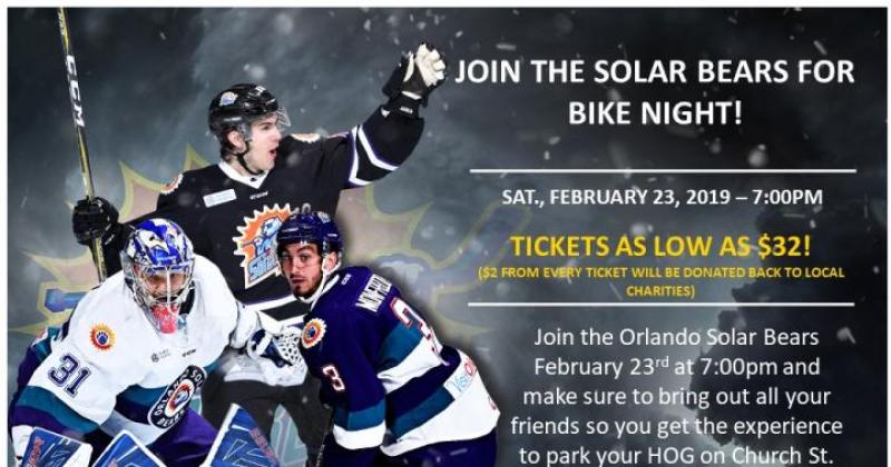 Solar Bears Hockey - Bike Night