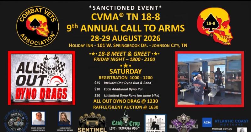 CVMA TN18-8  9th Annual Call to Arms 