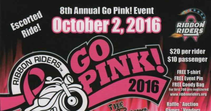 8th Annual Go Pink! Event & Escorted Motorcycle Ride