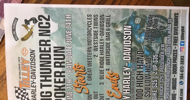 Rolling Thunder NC2 Poker Run