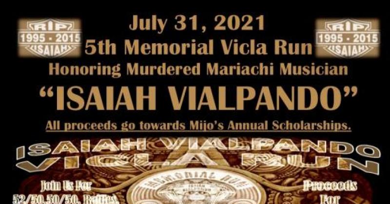 5th Annual Isaiah Vialpando Memorial Vicla Run