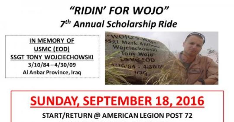 "Ridin' For Wojo" Scholarship Ride