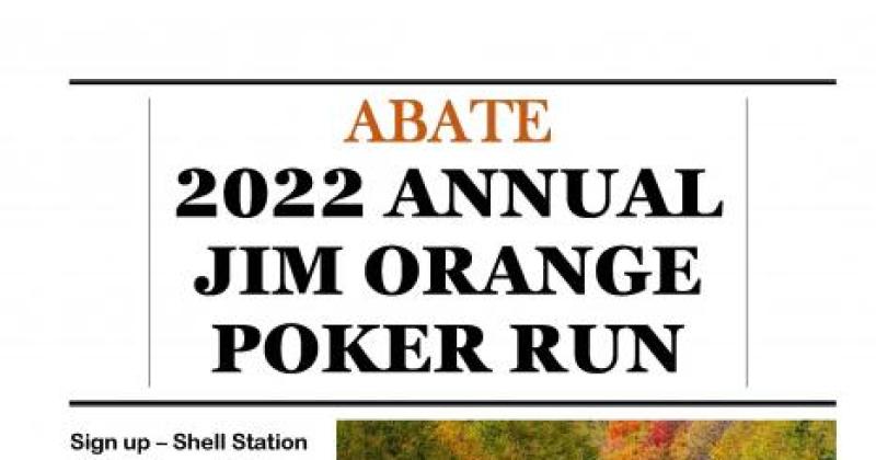 CANCELLED Jim Orange Memorial Poker Run