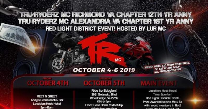 Tru Ryderz MC Richmond, VA & Alexandria, VA 1st Anniversary 