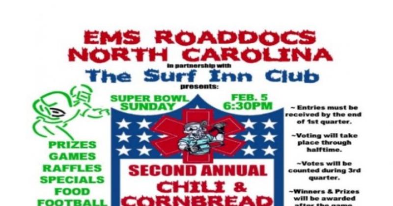 Second Annual Chili & Cornbread Cookoff Super Bowl Sunday 