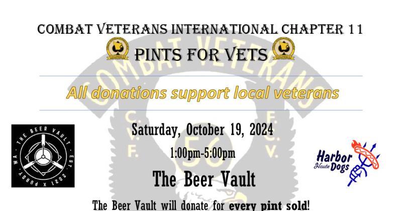 Pints for Vets @ The Beer Vault