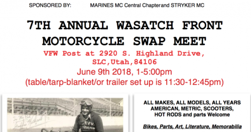 7th Annual Wasatch Front Motorcycle Swap Meet