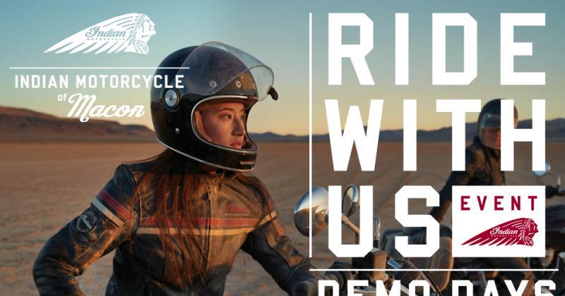 Ride With Us Demo Days at Indian Motorcycle of Macon