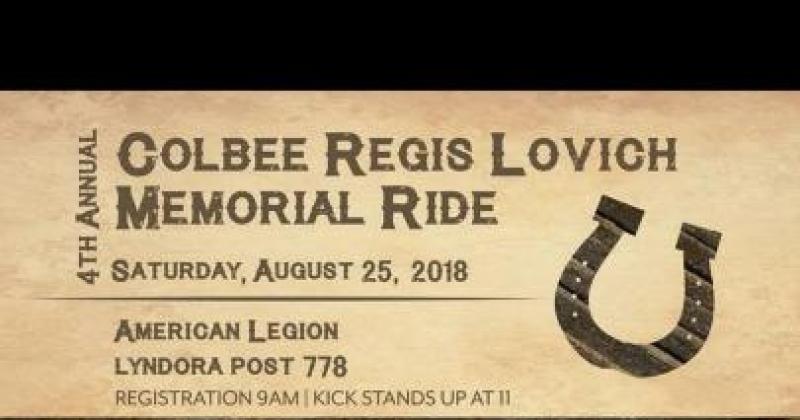 In Honor of Colbee Regis Lovich Memorail Benefit Ride
