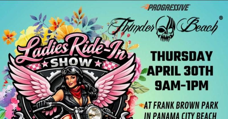 Ladies ride in show Thunder Beach