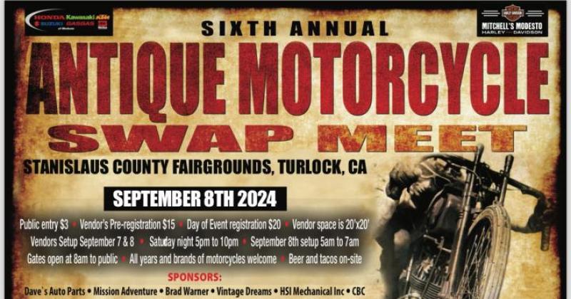 Antique Motorcycle Swapmeet 6 Annual 