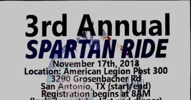 3RD Annual Spartan Ride