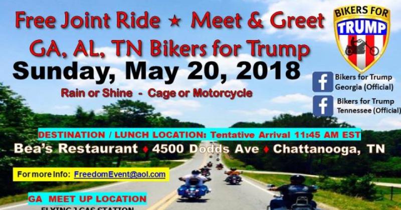 Bikers for Trump Free Ride and Meet & Greet