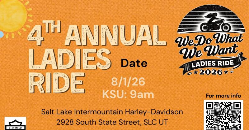 4th Annual Utah Ladies Ride