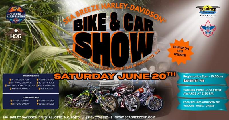 Sea Breeze H-D&reg; Bike & Car Show